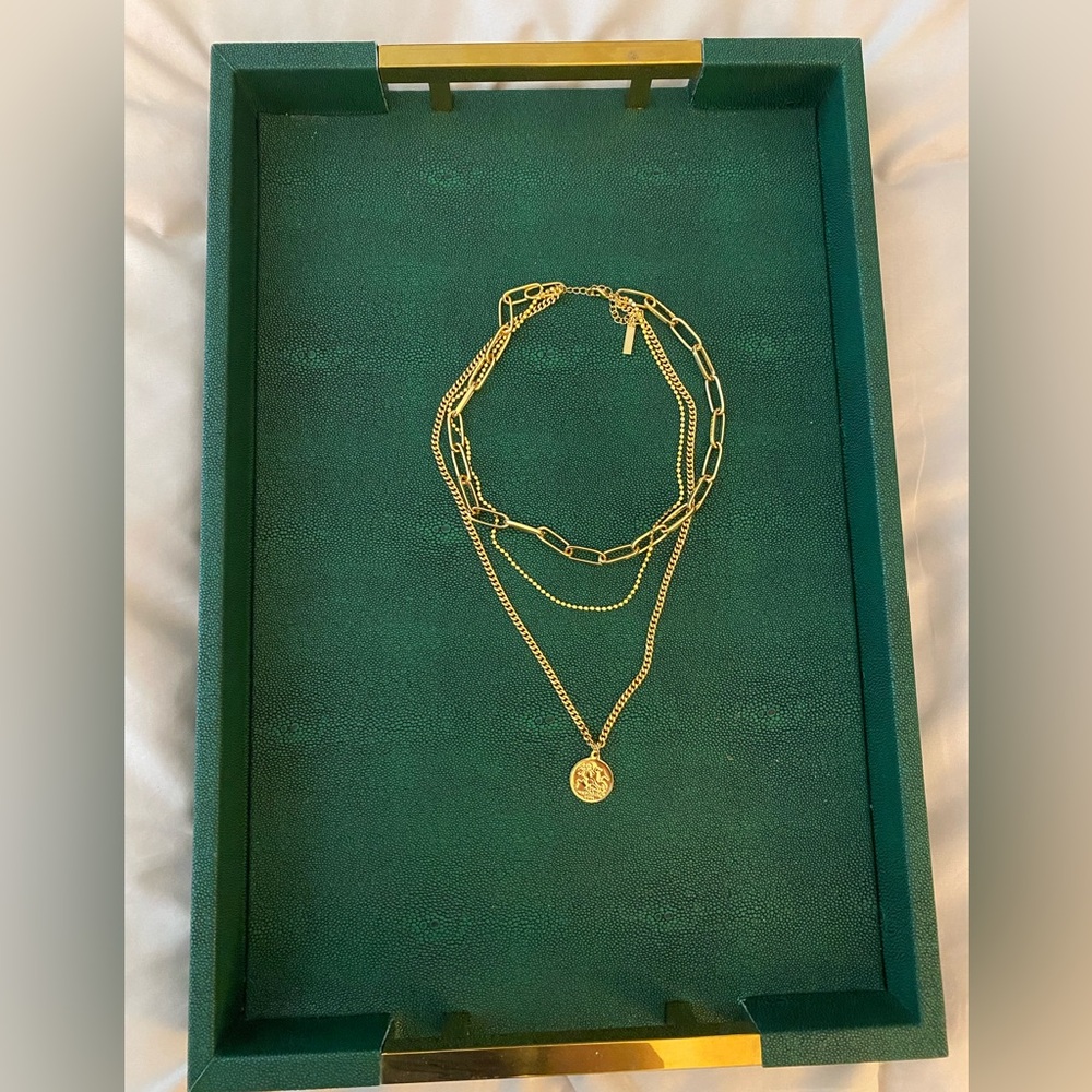 Brand New - Gold Toned Layer Necklace